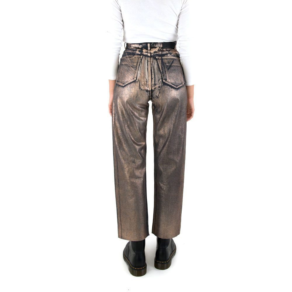 G-STAR Straight-Jeans edie Ultra High Straight Turn Up Ankle Selvedge Jeans Ultra High Waist
