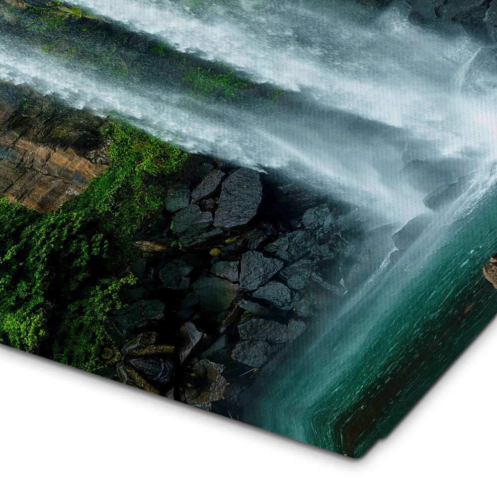 Posterlounge Wandbild Jeongbang Wasserfall, Michael Runkel, erhältlich als Poster, Leinwandbild, Wandsticker oder Acrylglasbild