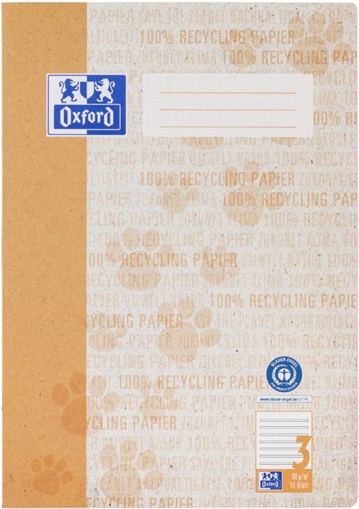 OXFORD Schulheft OXFORD Schulheft Recycling