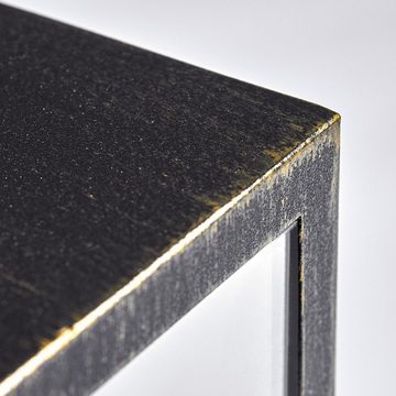 hofstein Außen-Wandleuchte »Bruno« Außenwandlampe aus Metall in schwarz/gold und klarem Glas, ohne Leuchtmittel, Außenlampe mit Lichteffekt, 1xE27