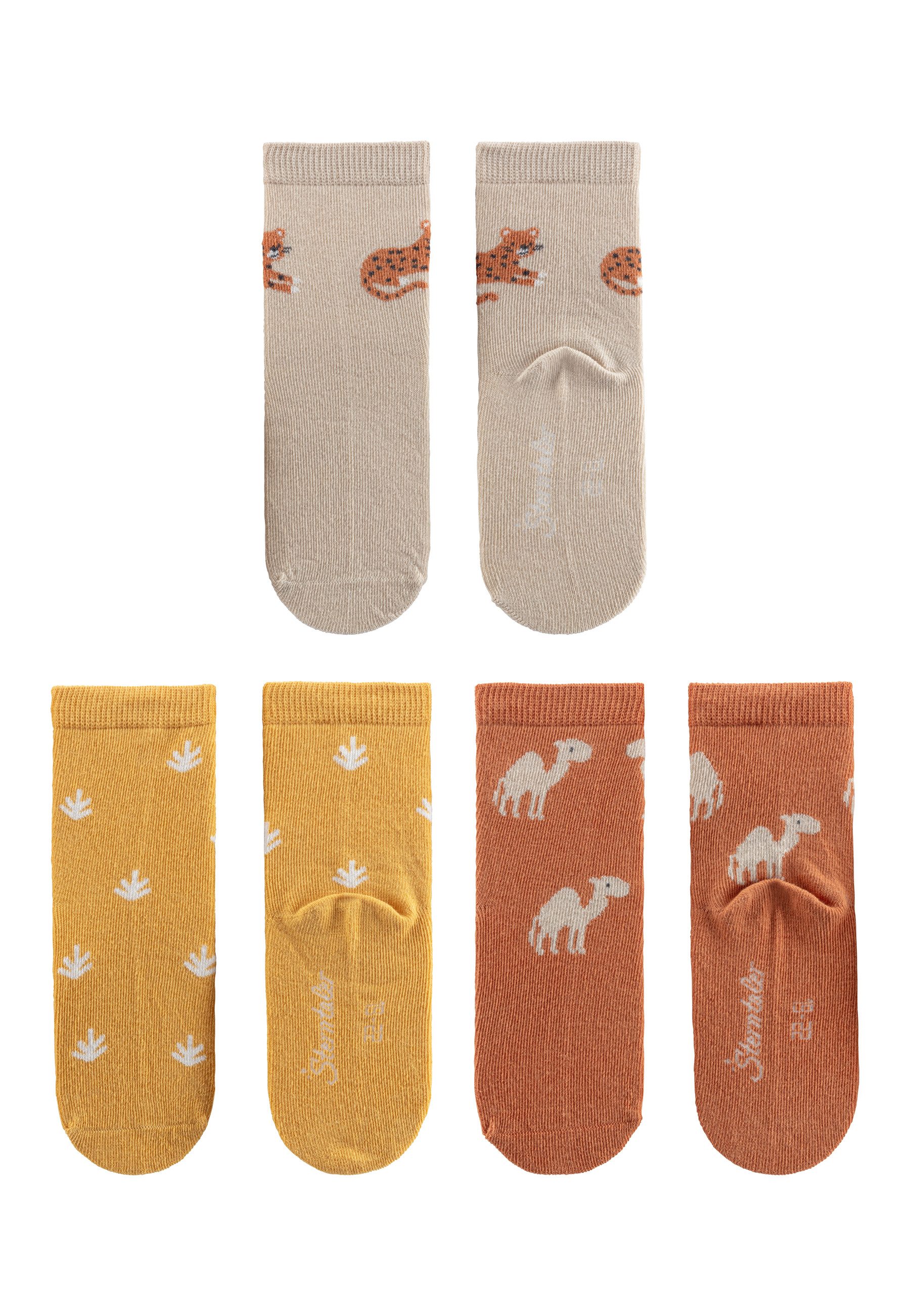Feinsöckchen Socken 3er-Pack Tiger