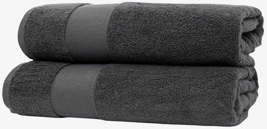 Wolkenfeld Duschtücher Premium Low-Twist Baumwolle 550 g/m² – 2 große Duschtücher, Frottier (2-St), 70×140 cm – weich, saugfähig und ideal für Bad & Wellness