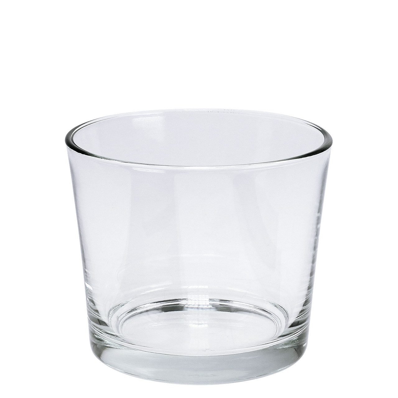 Tischvase 12er Set Glastöpfe Ø10cm, Klar - Vielseitig einsetzbare Dekogläser