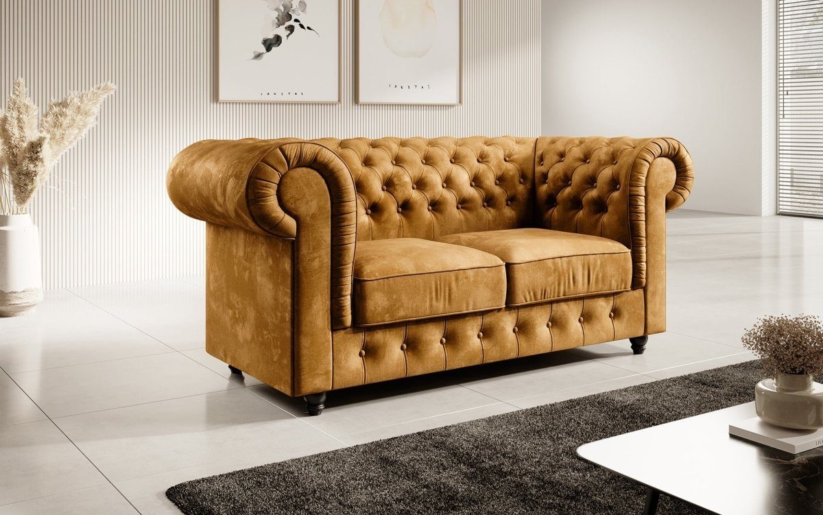 Luxusbetten24 Sofa Senf