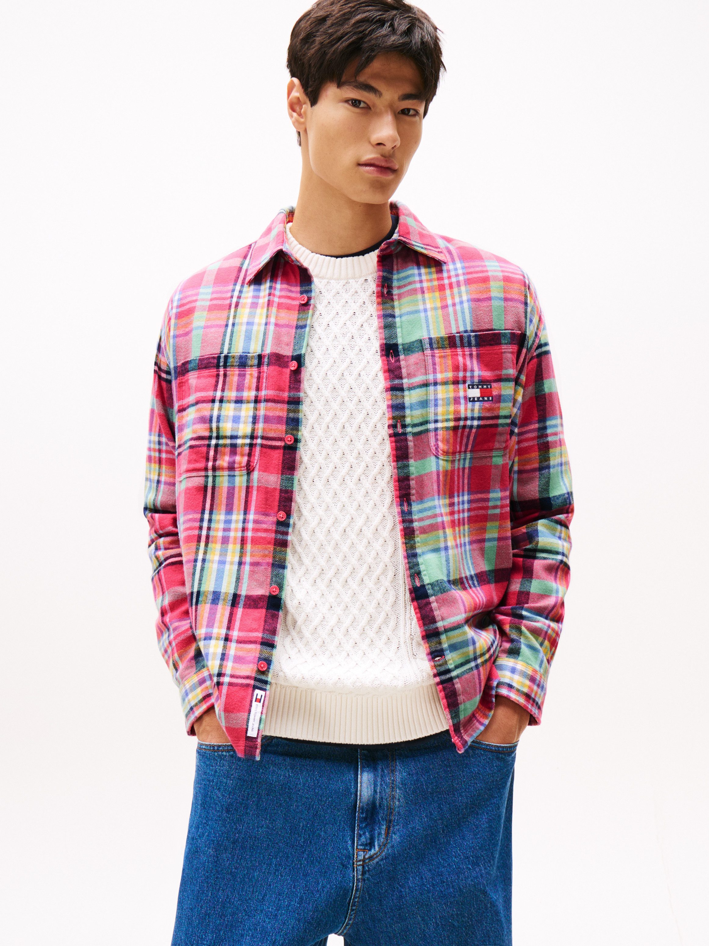 Tommy Jeans Hemdjacke TJM UTILITY FLANNEL günstig online kaufen