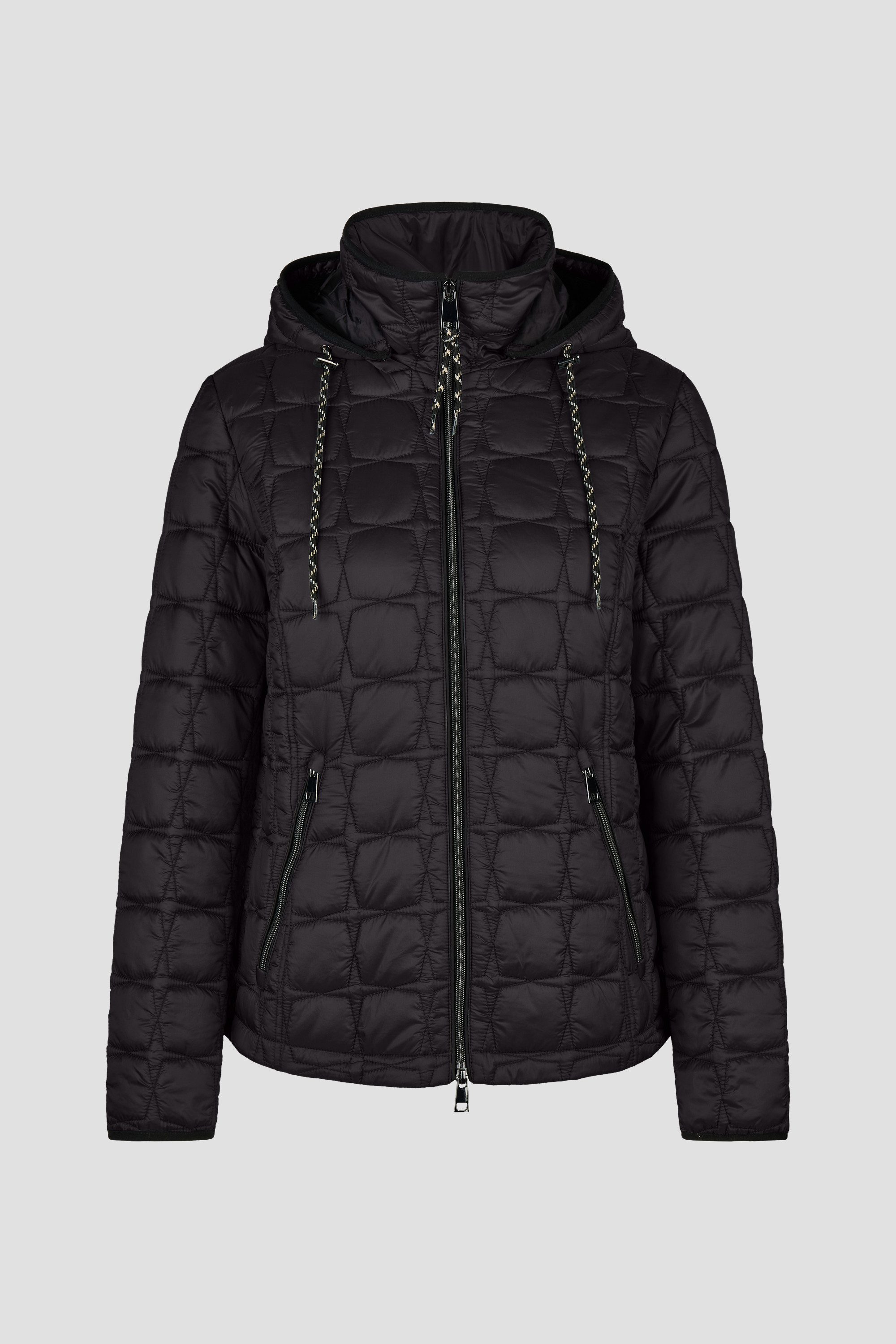 Barbara Lebek Steppjacke warme Damenjacke oder Herbstjacke mit abnehmbarer Kapuze