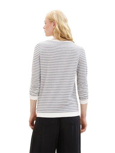 TOM TAILOR Denim Sweatshirt mit strukturierten günstig online kaufen