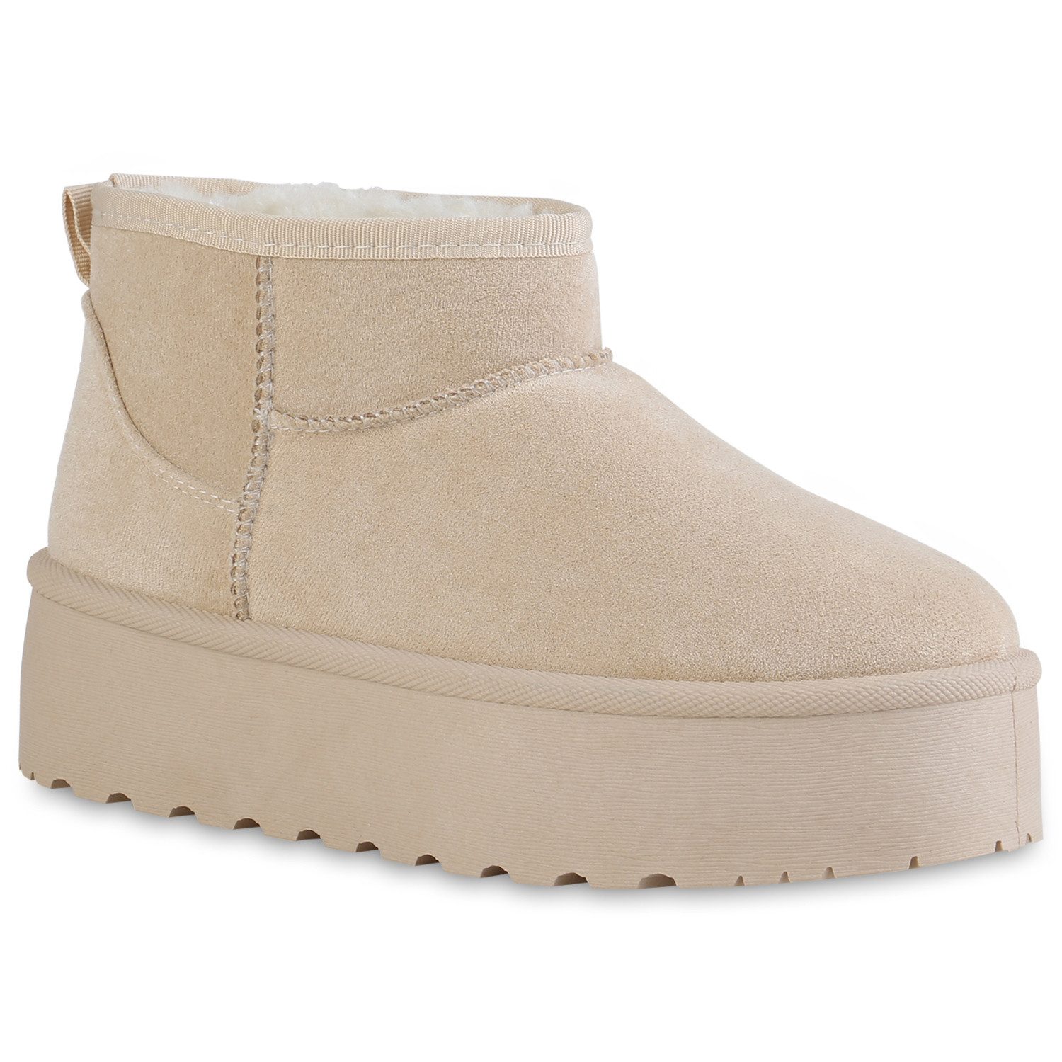 VAN HILL 840485 Plateaustiefelette Damen Warm günstig online kaufen