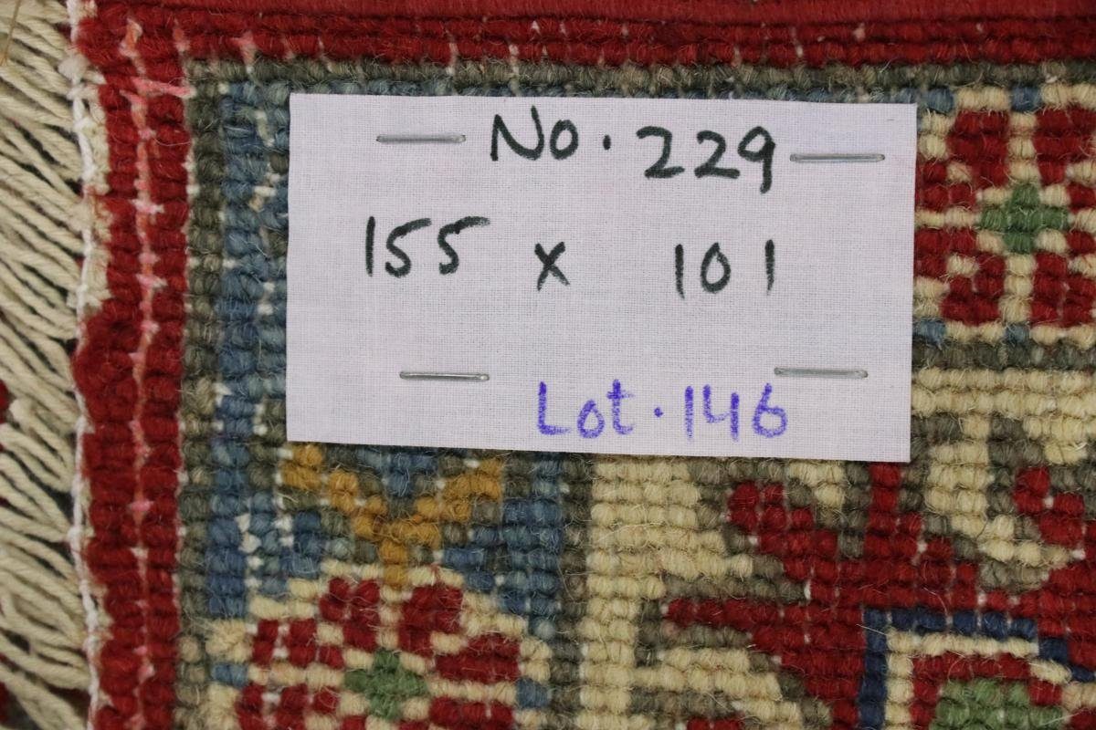 Orientteppich Kazak 102x154 Handgeknüpfter Orientteppich, Höhe: Trading, mm 5 rechteckig, Nain