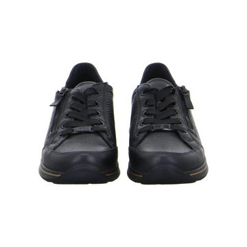 Ara Osaka - Damen Schuhe Sneaker Schnürer Glattleder schwarz
