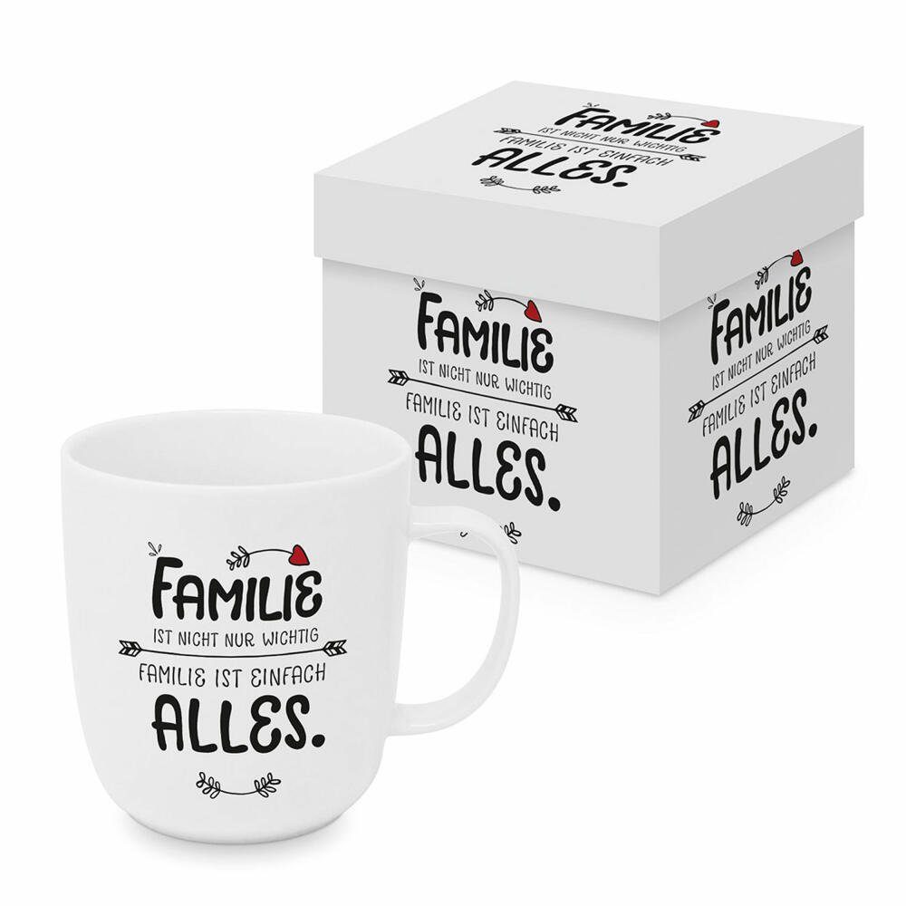 PPD Tasse Familie Matte Mug 400 ml, Bone China