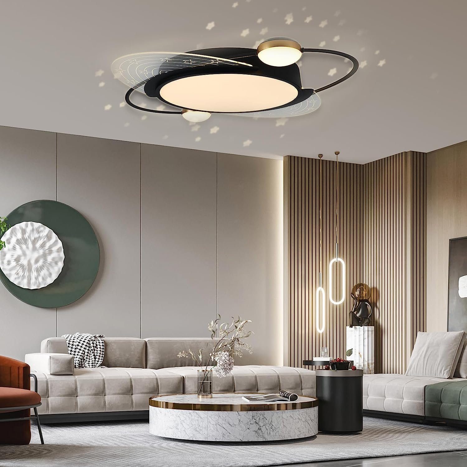 LED Deckenleuchte, 54W 5400lm Moderne Aluminium LED Deckenlampe