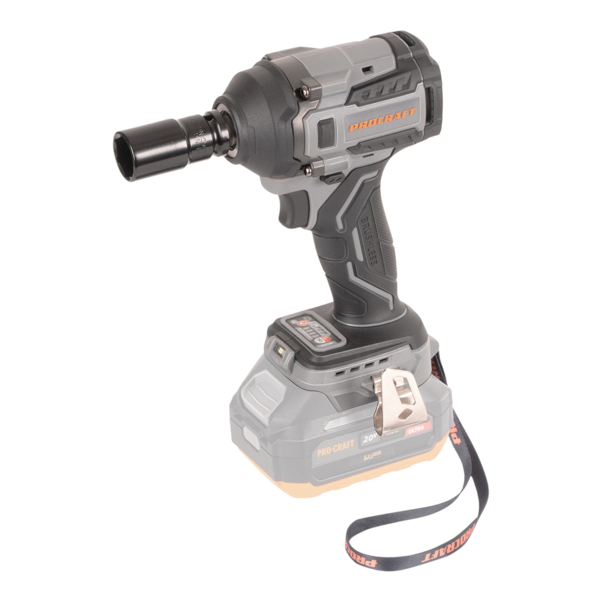 PROCRAFT industrial Akku-Schlagschrauber IW550Abb 20 V 550 Nm 1/2" + 1x Akku 2,0 Ah - ohne Ladegerät