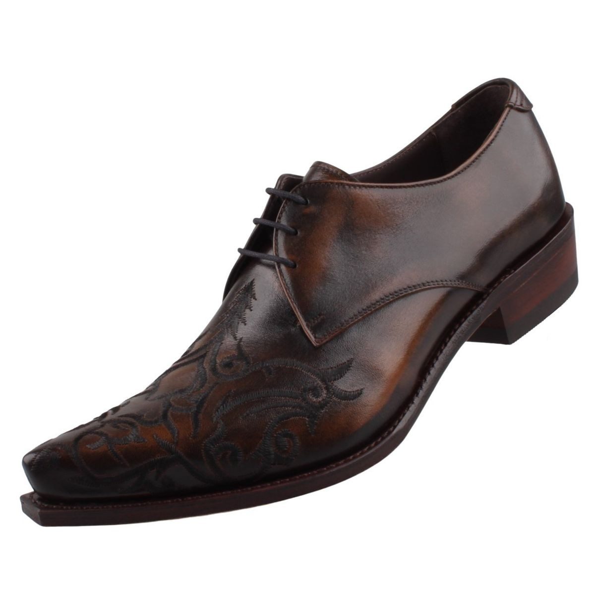 Sendra Boots 7650-Britnes Flo Marron Schnürschuh