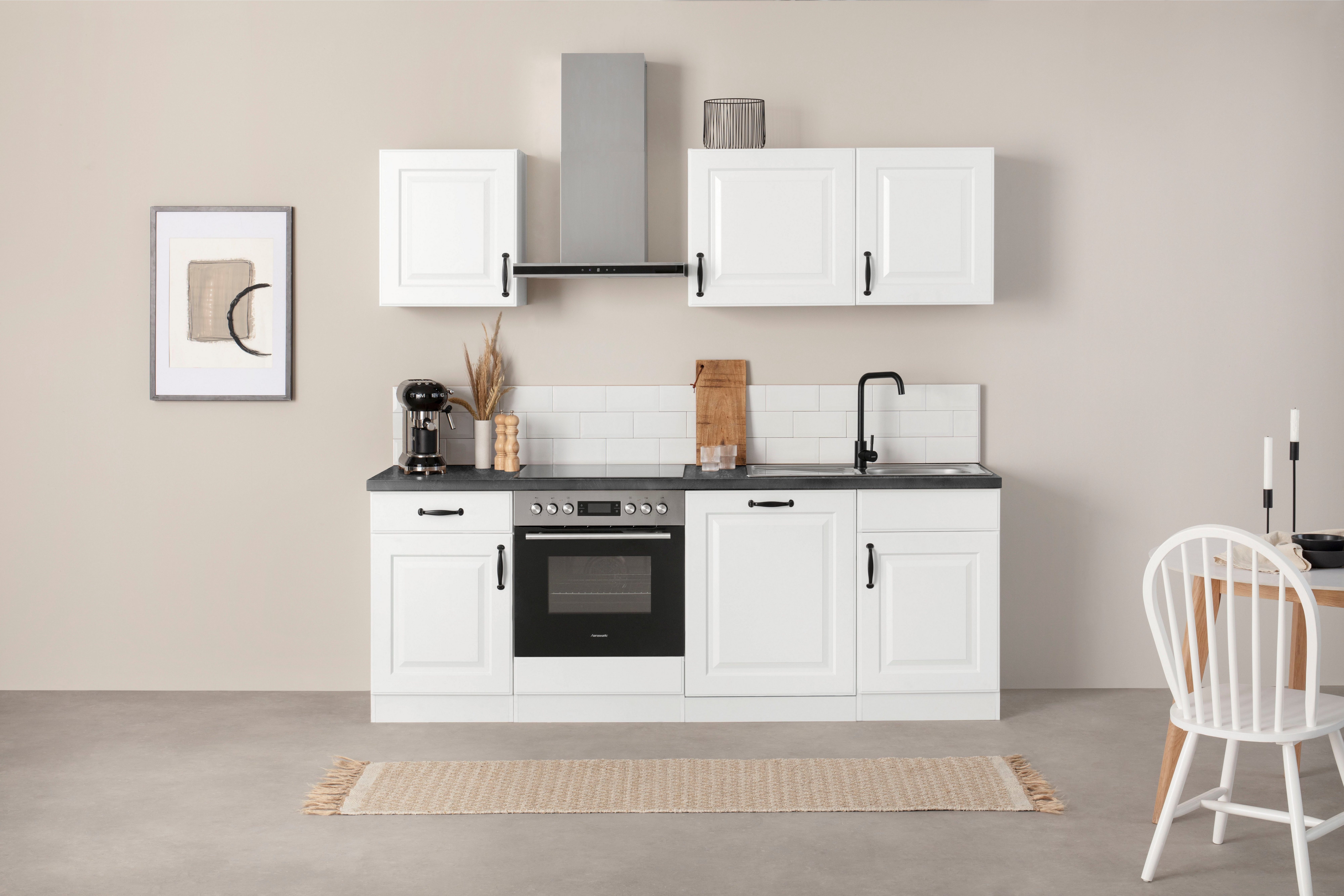 wiho Küchen Küchenzeile Erla, mit Hanseatic-E-Geräten, günstig online kaufen