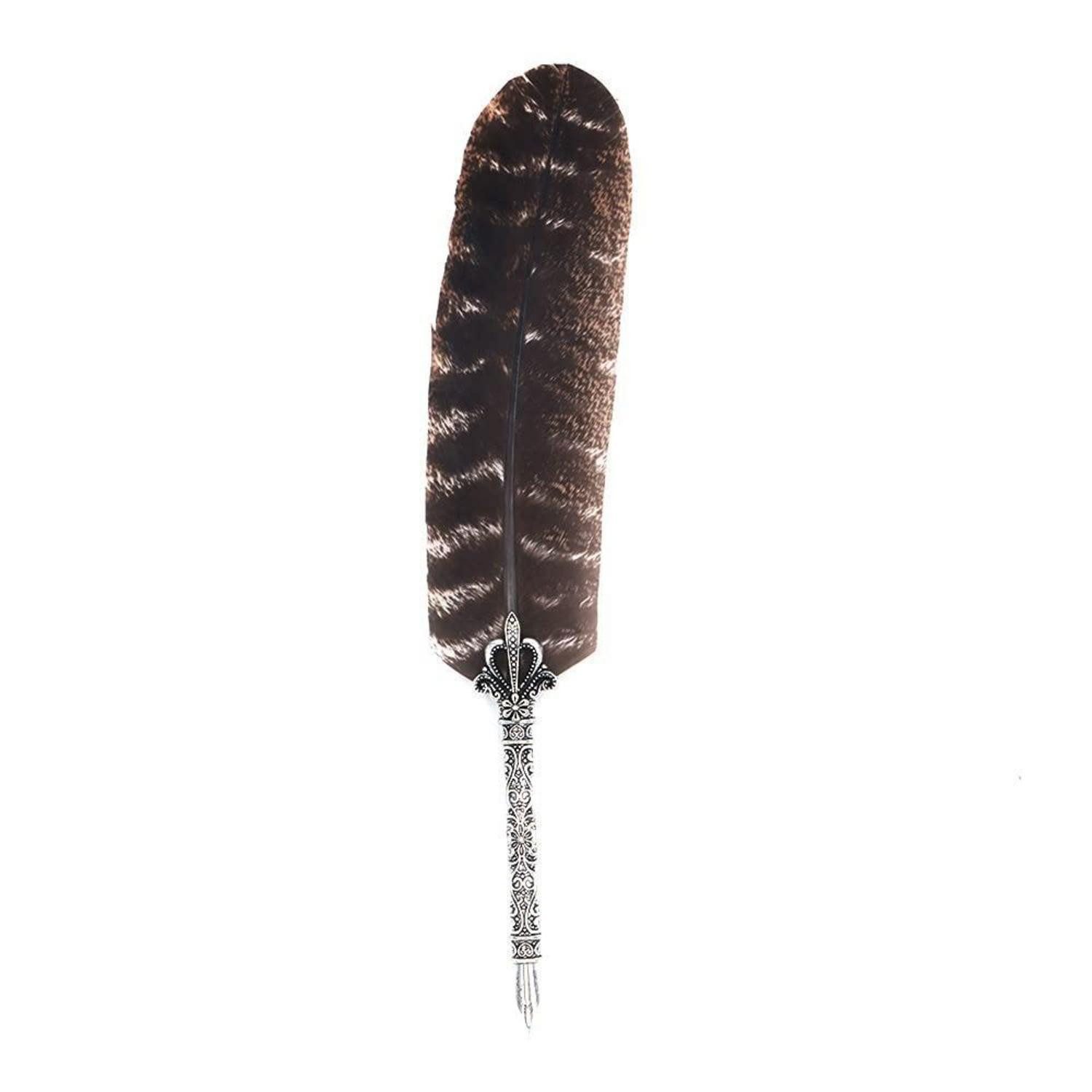 LuxusKollektion Kalligraphie-Stift Federkiel-Stift Vintage Stil B Natur-Feder