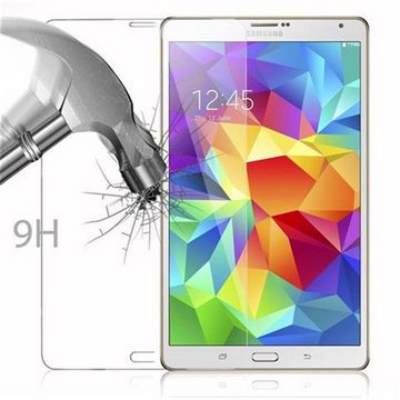 Cadorabo Schutzfolie Samsung Galaxy Tab S (8.4 Zoll), (1-St), Schutzglas Panzer Folie (Tempered) Display-Schutzfolie mit 3D Touch