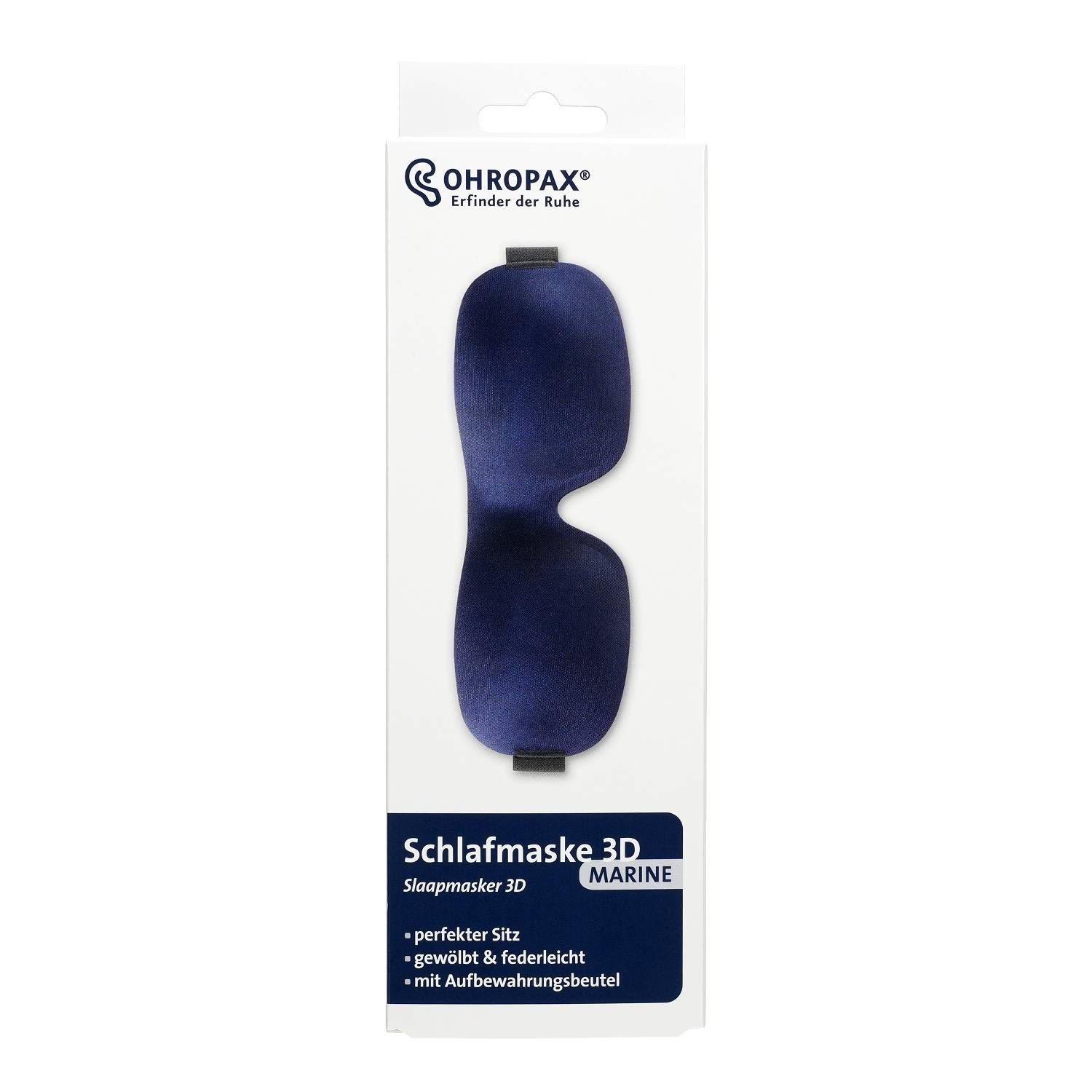 Schlafmaske OHROPAX Schlafmaske 3D marine, 1 Stück