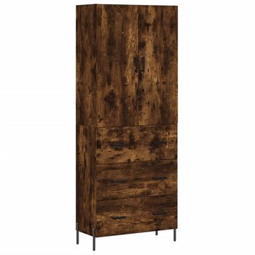 furnicato Sideboard Highboard Räuchereiche 69,5x34x180 cm Holzwerkstoff