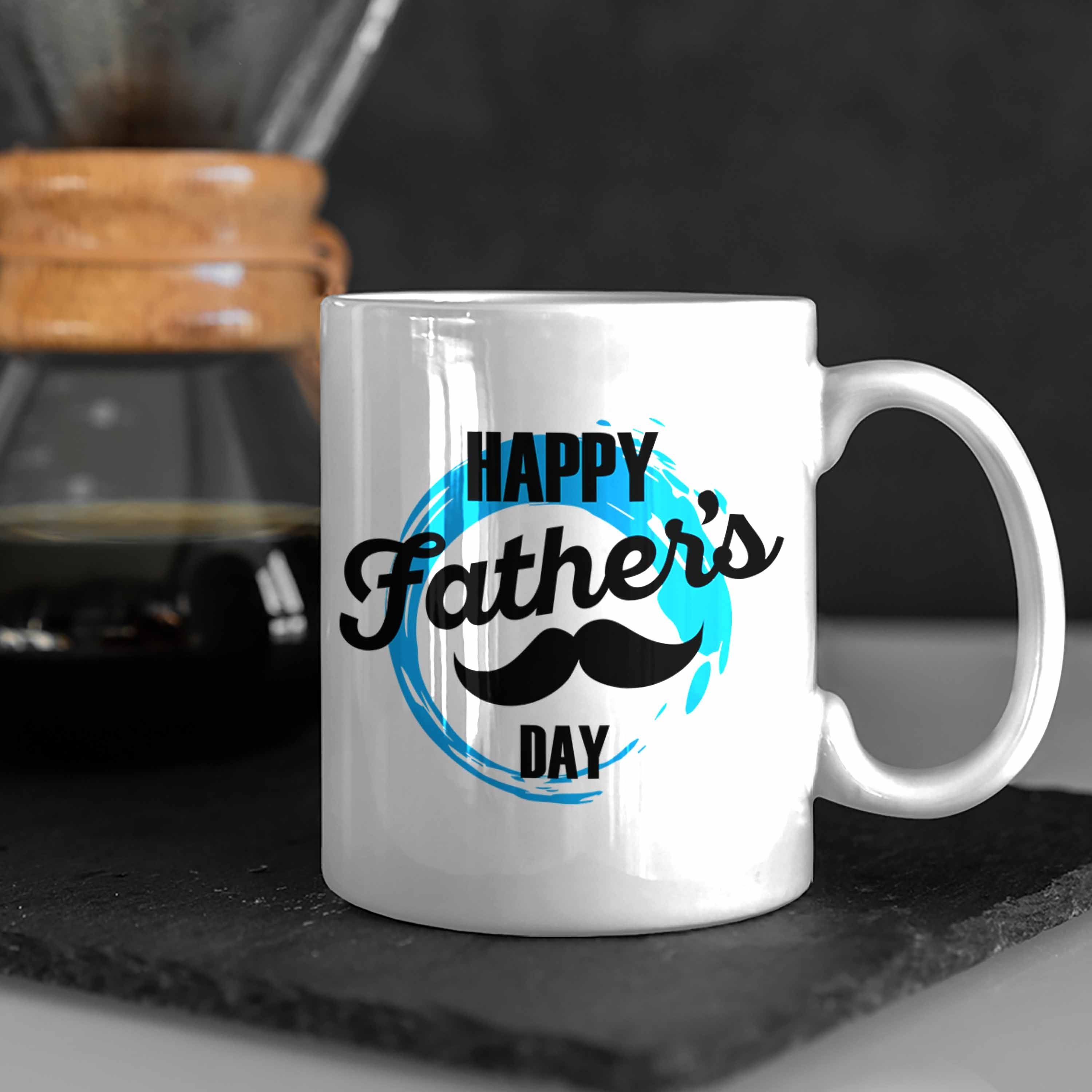 für Happy Tasse Father's Tasse den Day Weiss Papa für Vatertag Geschenk Trendation