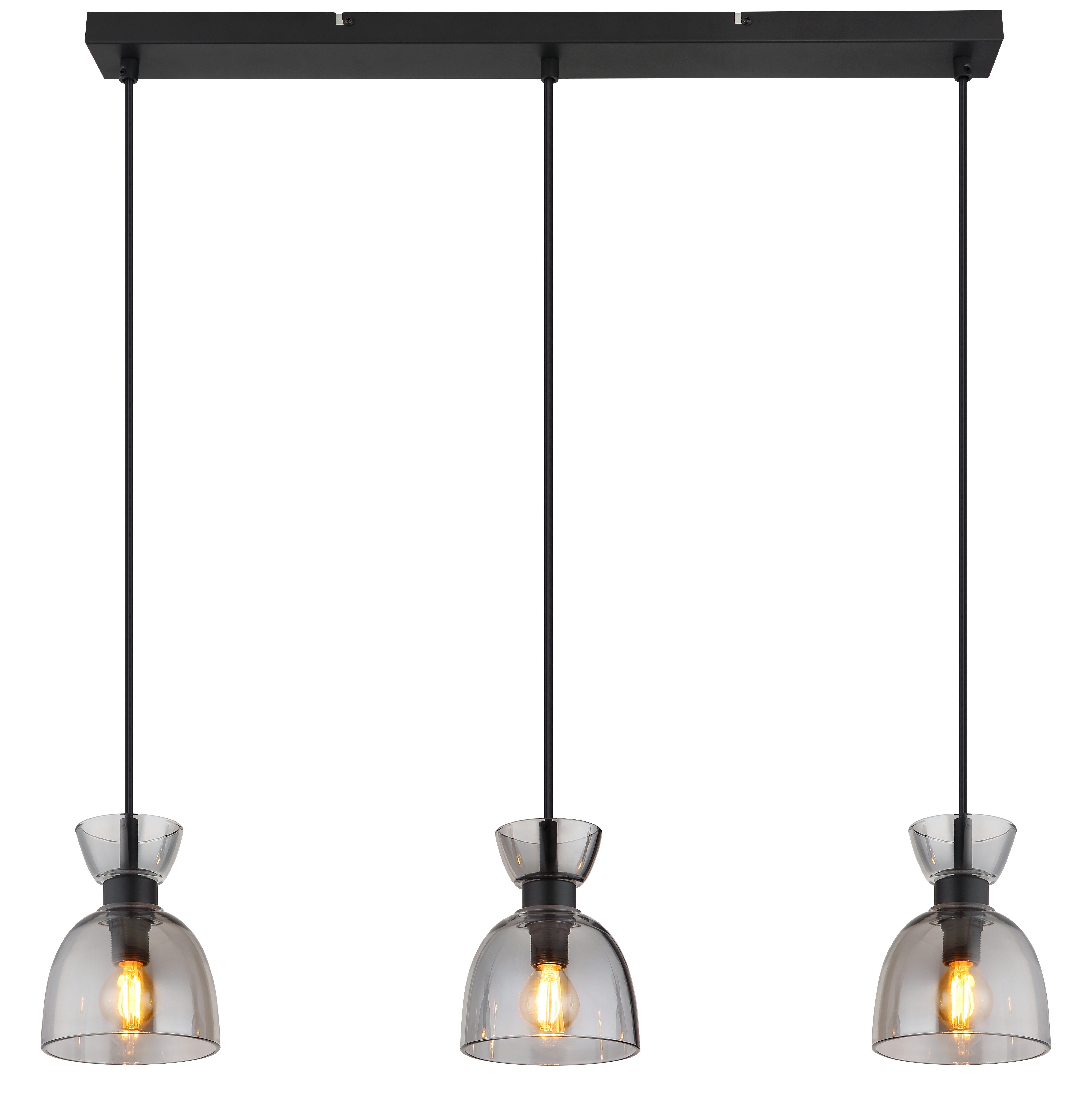 GLOBO LIGHTING Hängeleuchte MASSEY, ohne Leuchtmittel, Hängelampe Esszimmer-Leuchte Esstischleuchte Wohnzimmer
