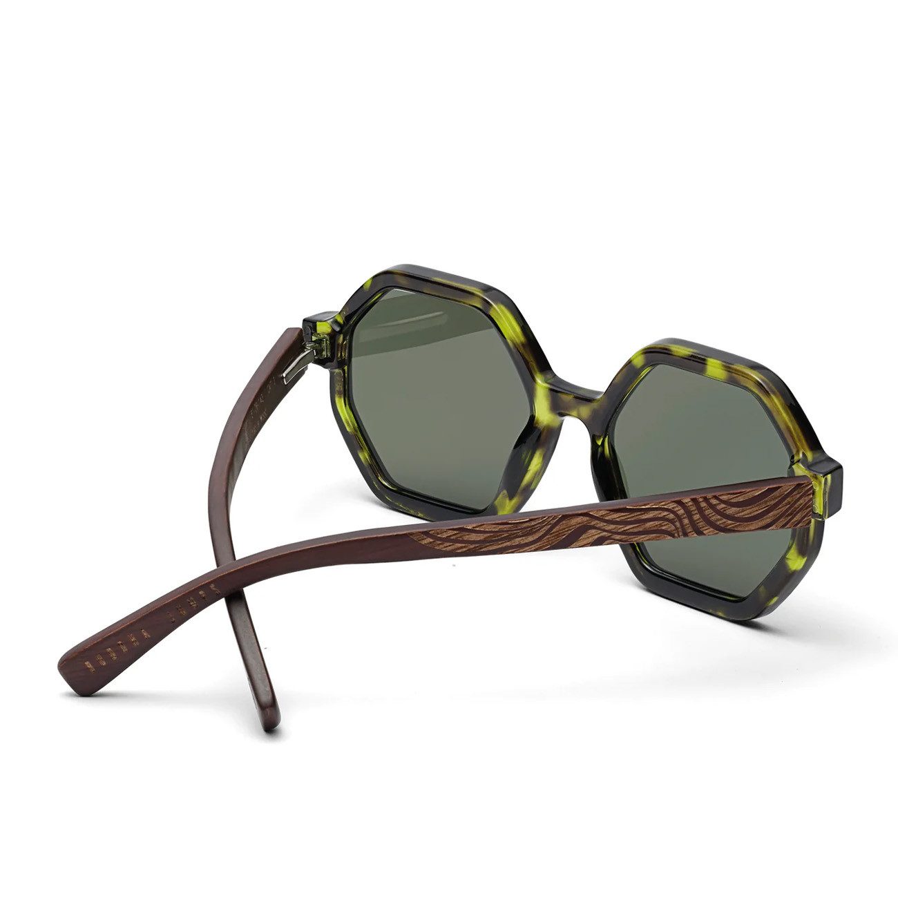 TAKE A SHOT Sonnenbrille Take a Shot Buddha Jumps Across Dimensions Green Demi