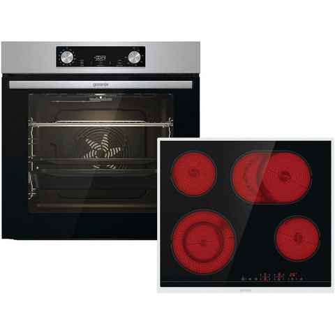 GORENJE Backofen-Set Steam Set, mit 1-fach-Teleskopauszug