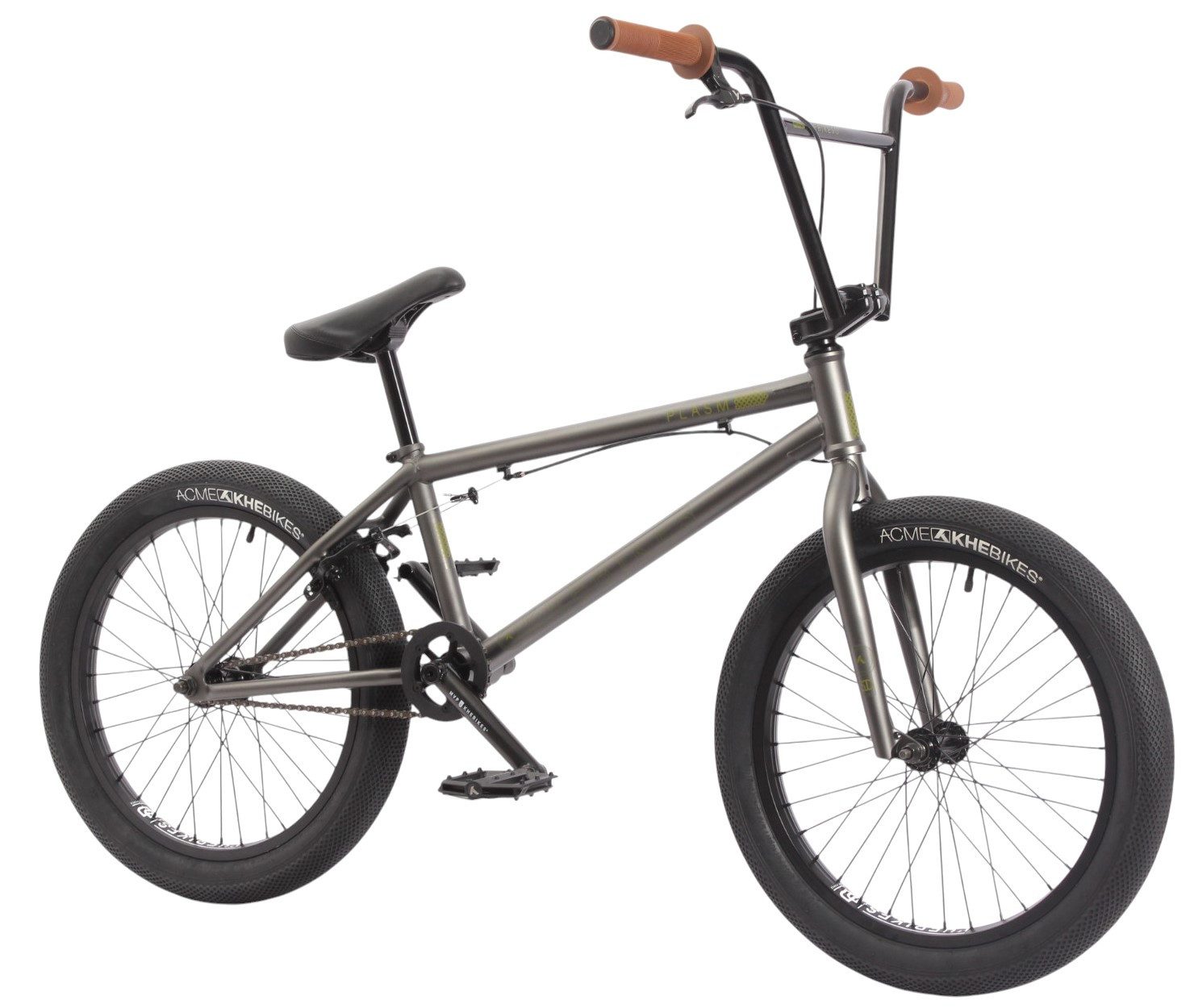 KHEbikes BMX-Rad KHE PLASM XL 20", 10,9 kg, 21,25" Oberrohr, CrMo Kurbel, 360° Rotor, 1 Gang