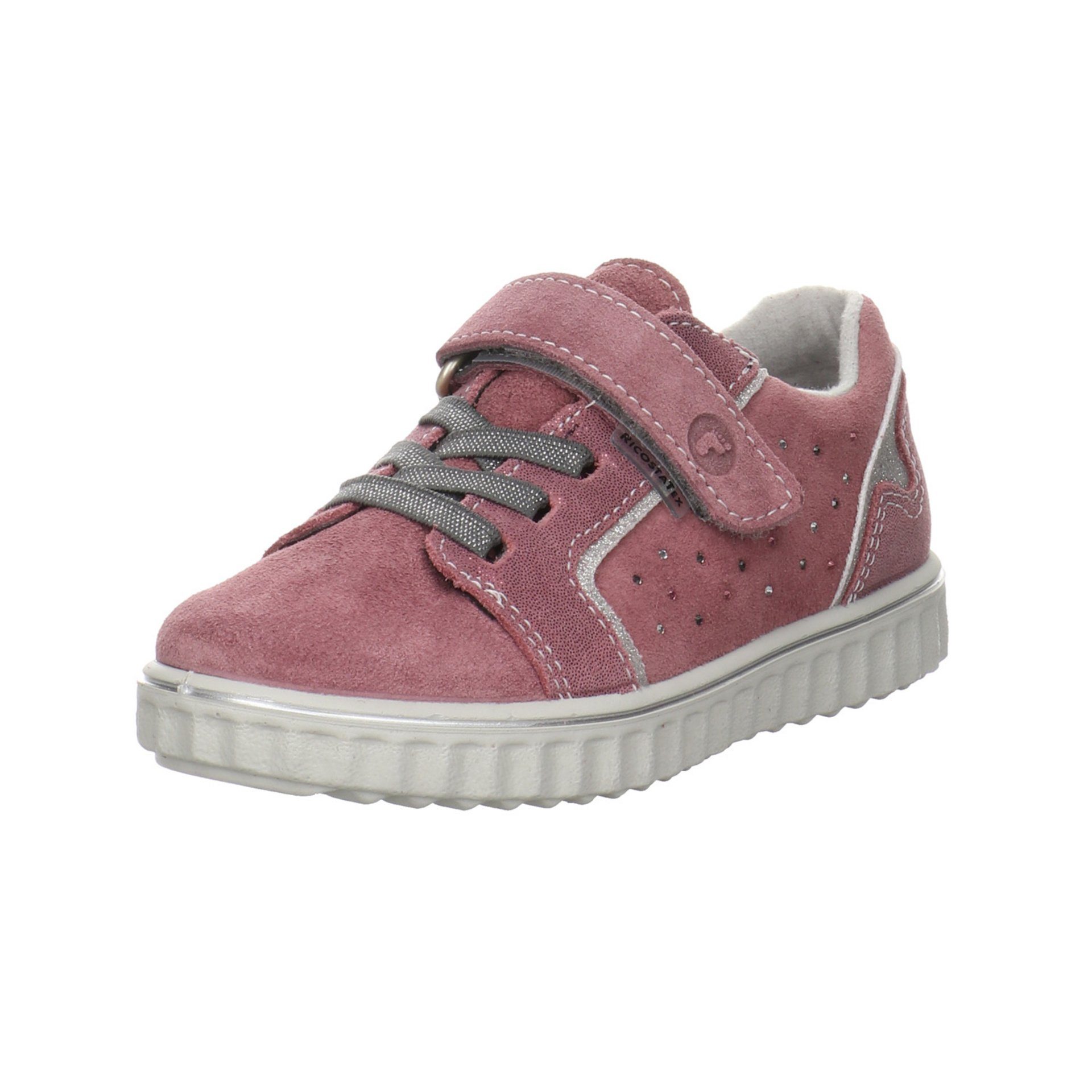 Ricosta Klettschuh Veloursleder Veloursleder Klettschuh sucre gemustert Jean