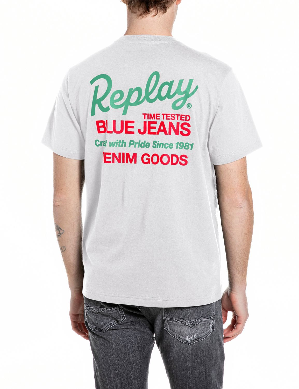 Replay T-Shirt aus reiner Baumwolle, mit Print – Bild 2 von 2