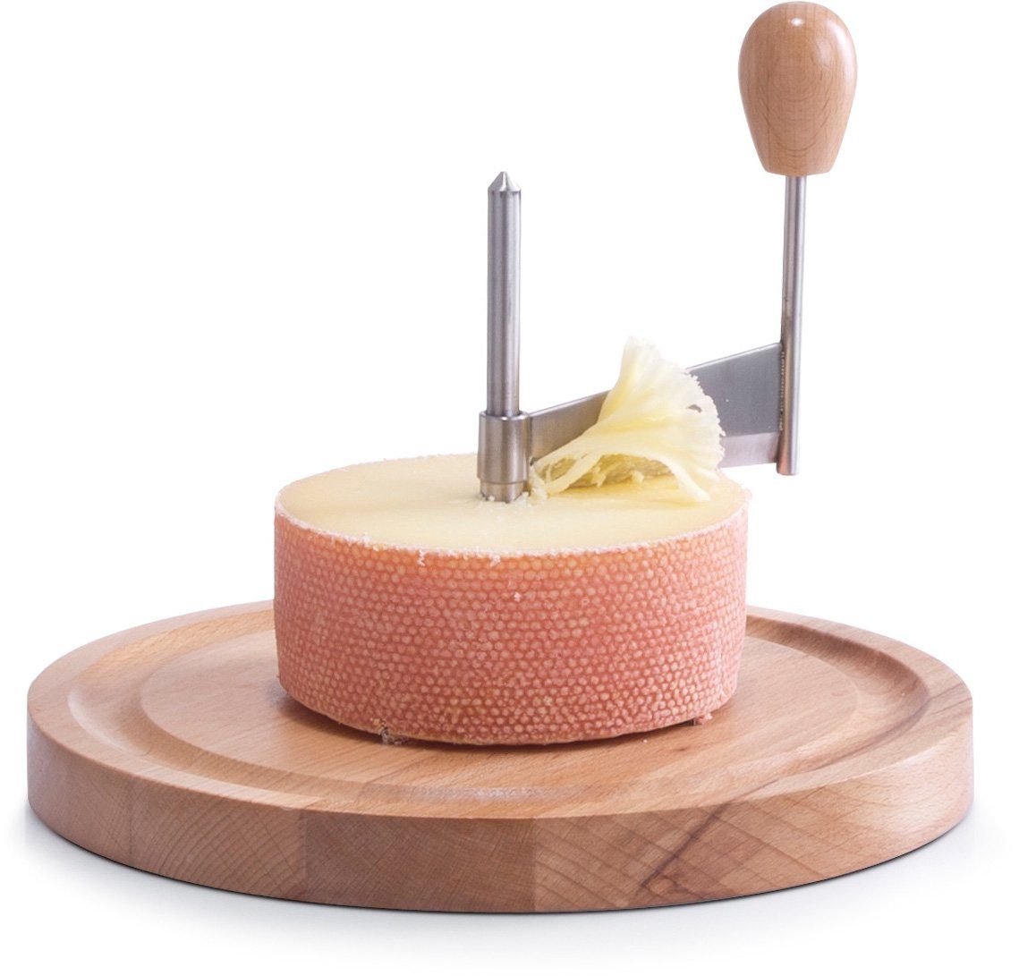 Zeller Present (Set, hochwertiger Buche Edelstahl, Aus Buchenholz, Käseschaber), hergestellt Käsebrett