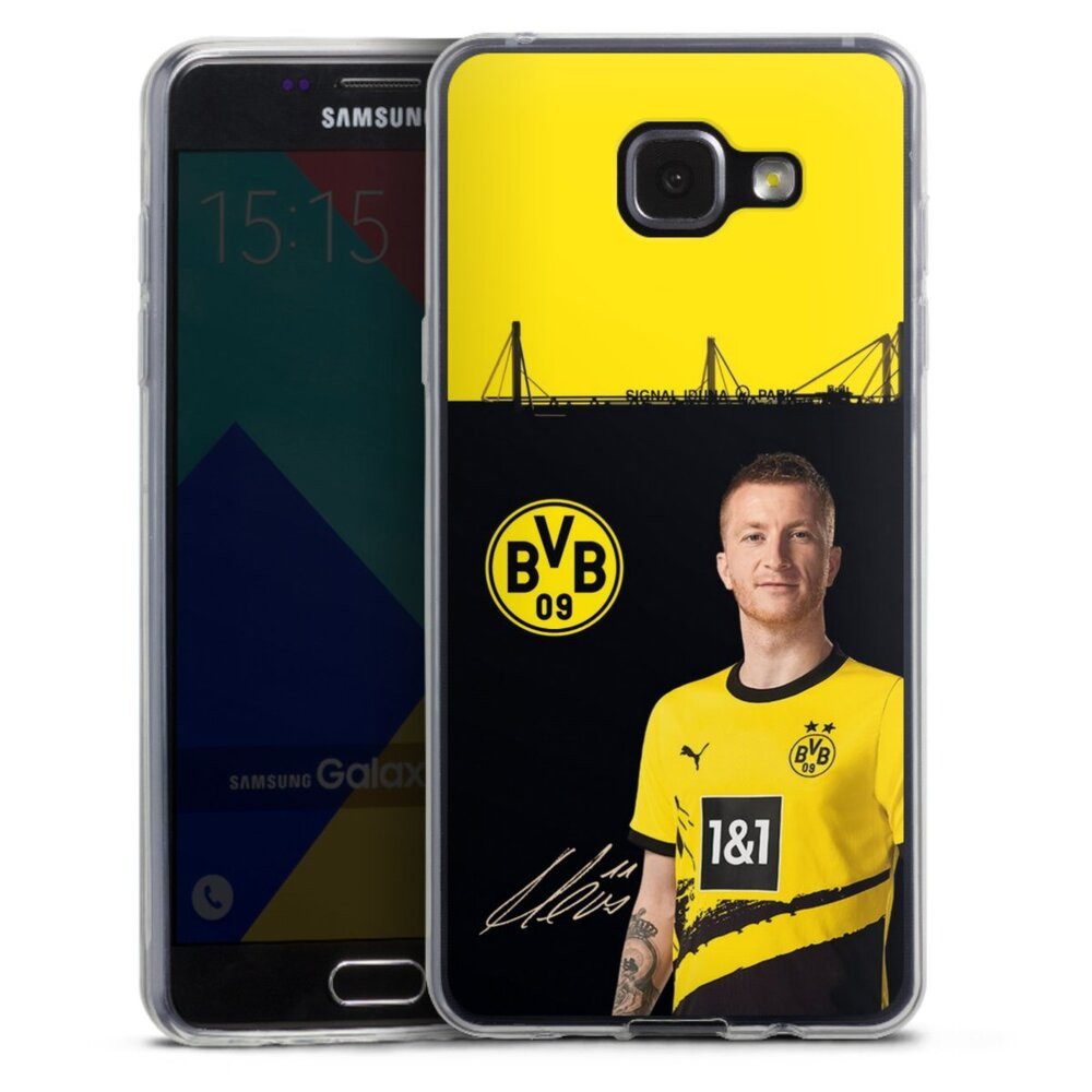 DeinDesign Handyhülle Borussia Dortmund Marco Reus BVB Marco Reus 23/24, Samsung Galaxy A5 (2016) Slim Case Silikon Hülle Ultra Dünn