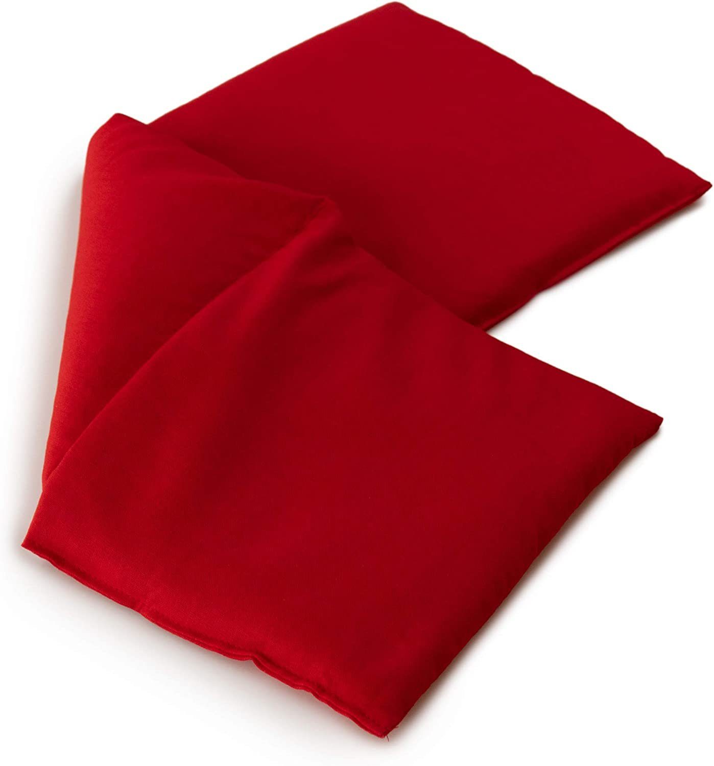 Giraffenland Wärmekissen Rapssamenkissen 3-Kammer 20x50cm - Bio-Stoff - Wärme-/Kältekissen, Wärme- (Mikrowelle/Backofen) o. Kältekissen (Kühlschrank/Gefriertruhe)