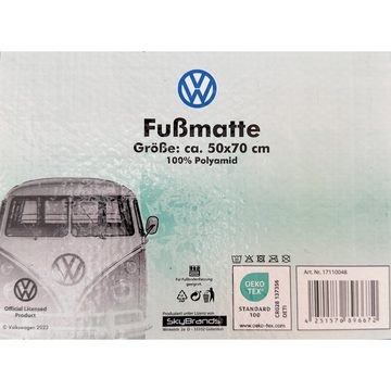 Fußmatte VW Volkswagen Fußmatte Bulli Originals 50x70 cm, BERONAGE