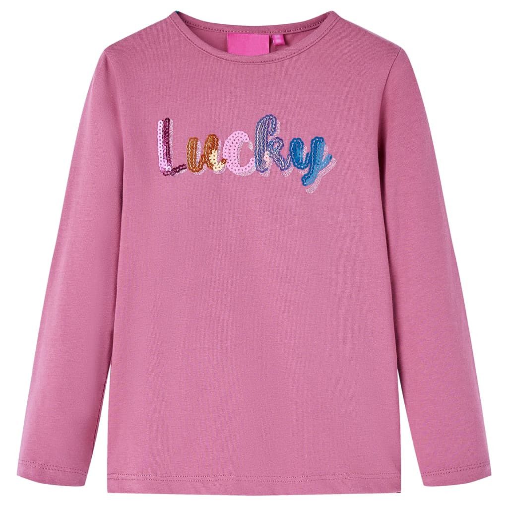 Langarmshirt Kinder-Langarmshirt Himbeerrosa 92