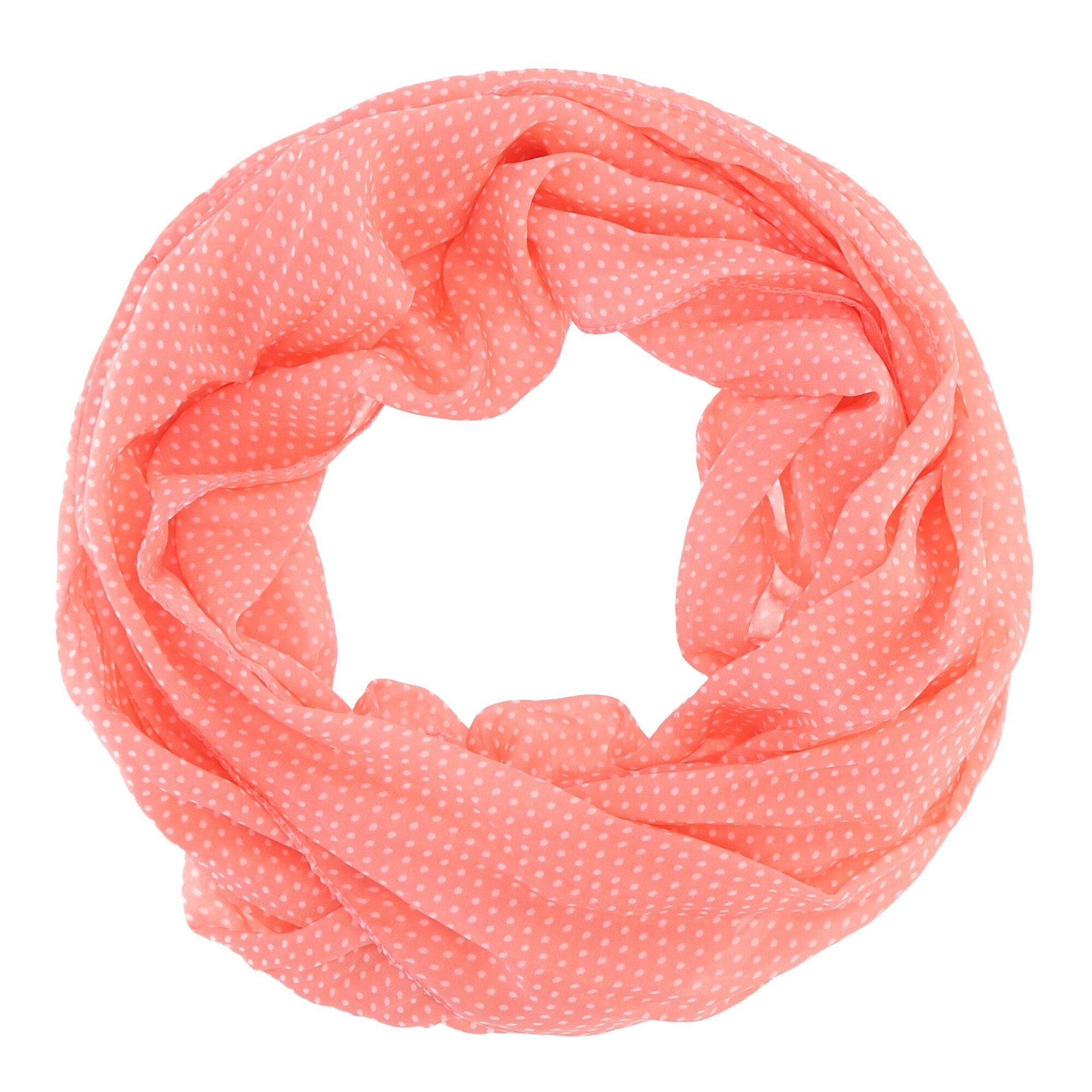 cofi1453 Halstuch Tuch für Damen Punkte Elegantes Mode Seidenschal/Halstuch/Schultertuch