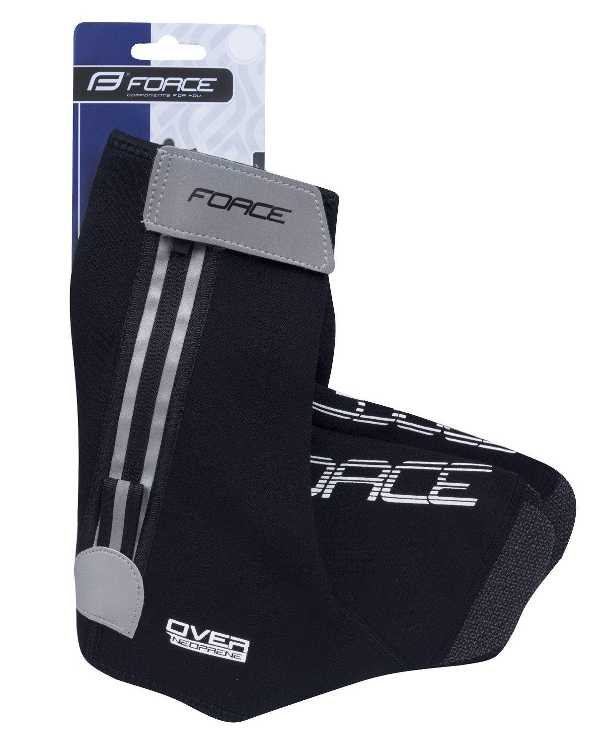 FORCE Fahrrad-Überschuh Schuhüberzug FORCE NEOPRENE OVER black