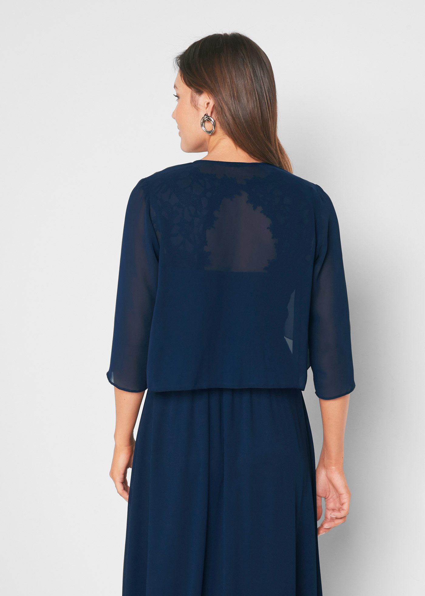 bonprix Boleroblazer für festliche Anlässe und Hochzeiten, 3/4-Ärmel, wasse günstig online kaufen