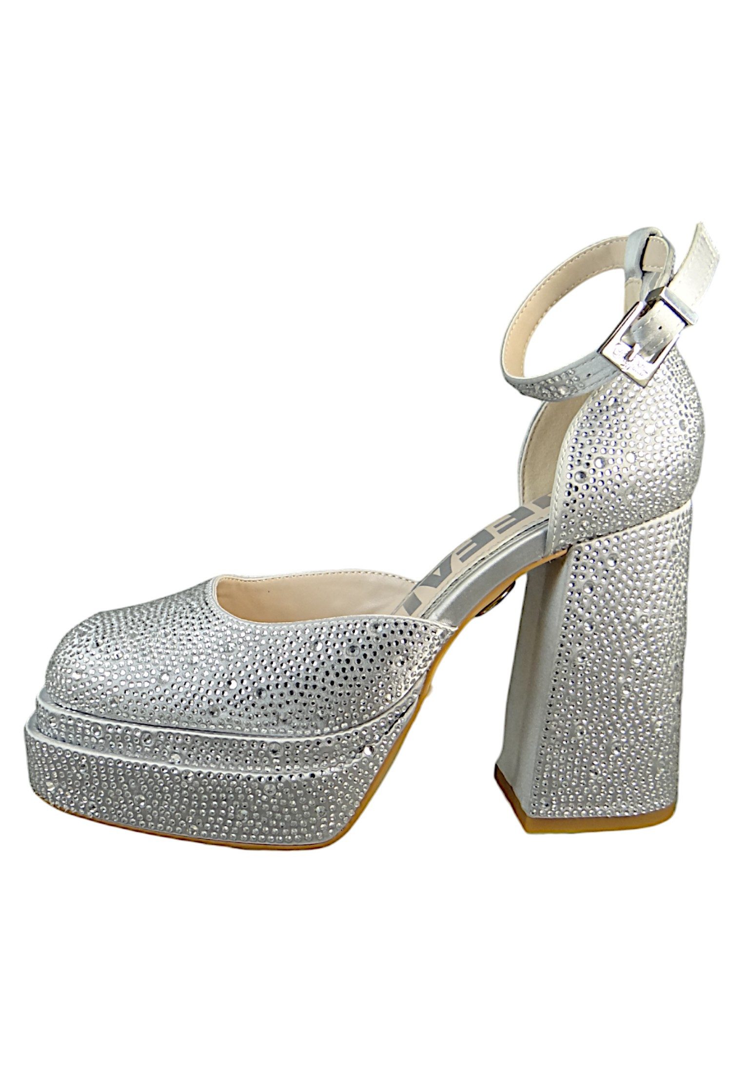 Buffalo 1290180 May Dorsay Vegan Silver Pumps