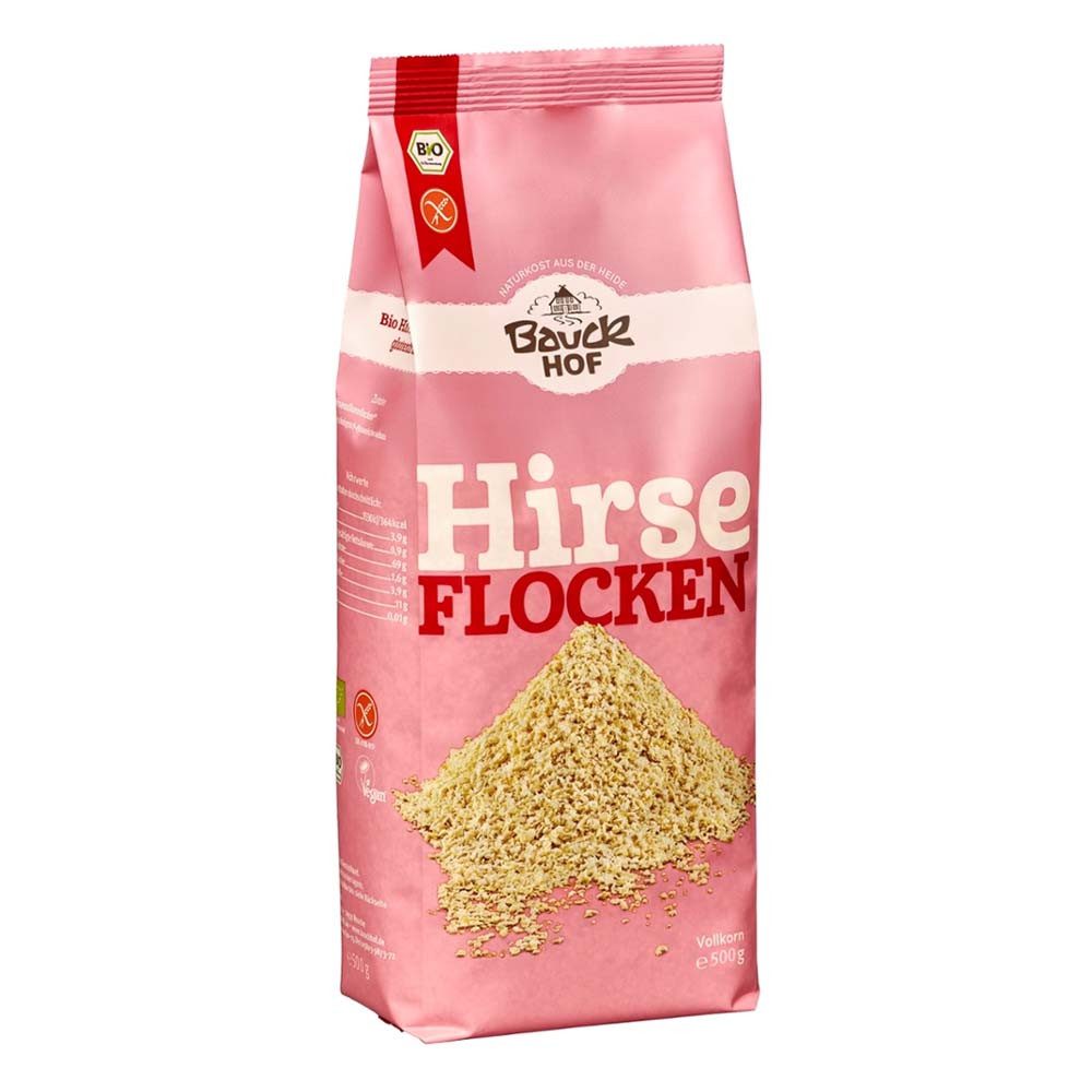 Bauck Mühle Mehl Flocken - Hirse 500g