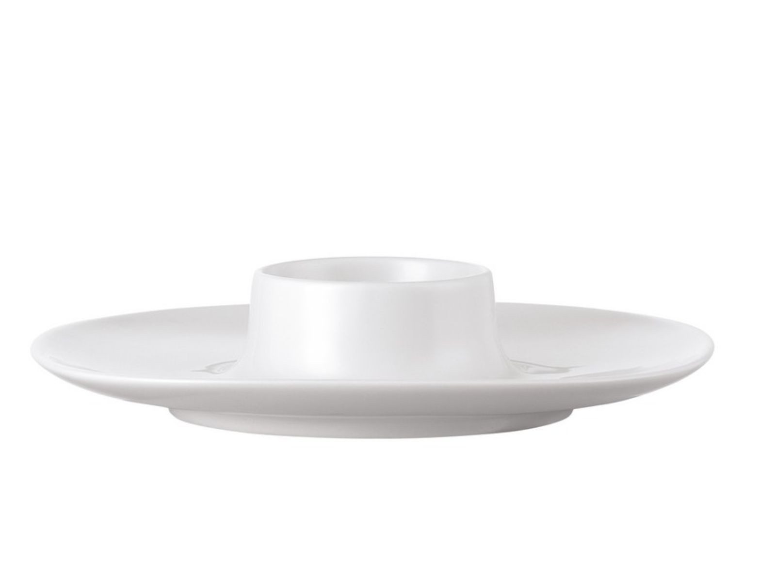 Rosenthal Eierbecher Moon Weiss Eierbecher m. Ablage, Eierbecher