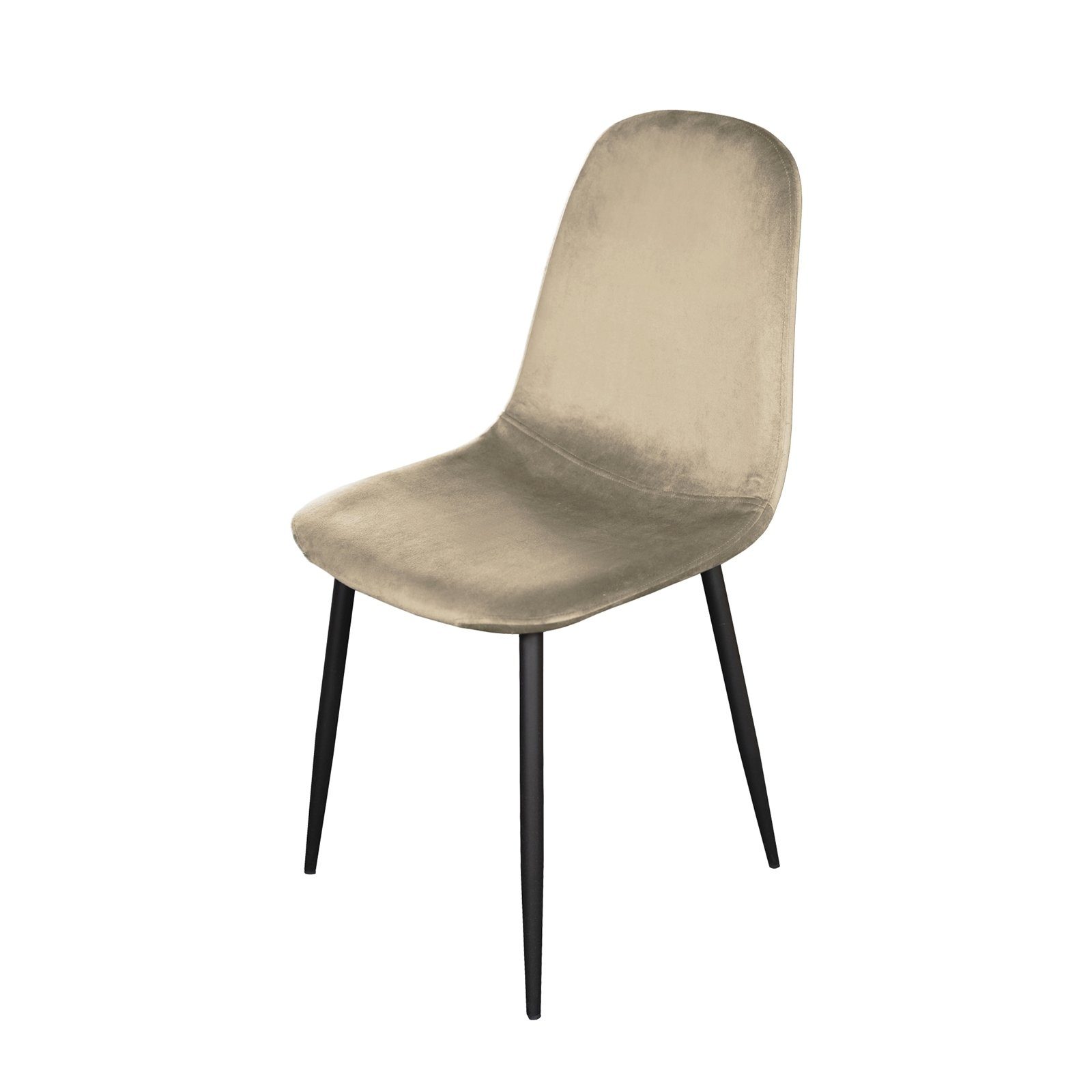 HTI-Living Esszimmerstuhl Stuhl Savannah Velvet Creme (Einzelstuhl, 1 St), Esszimmerstuhl Samt
