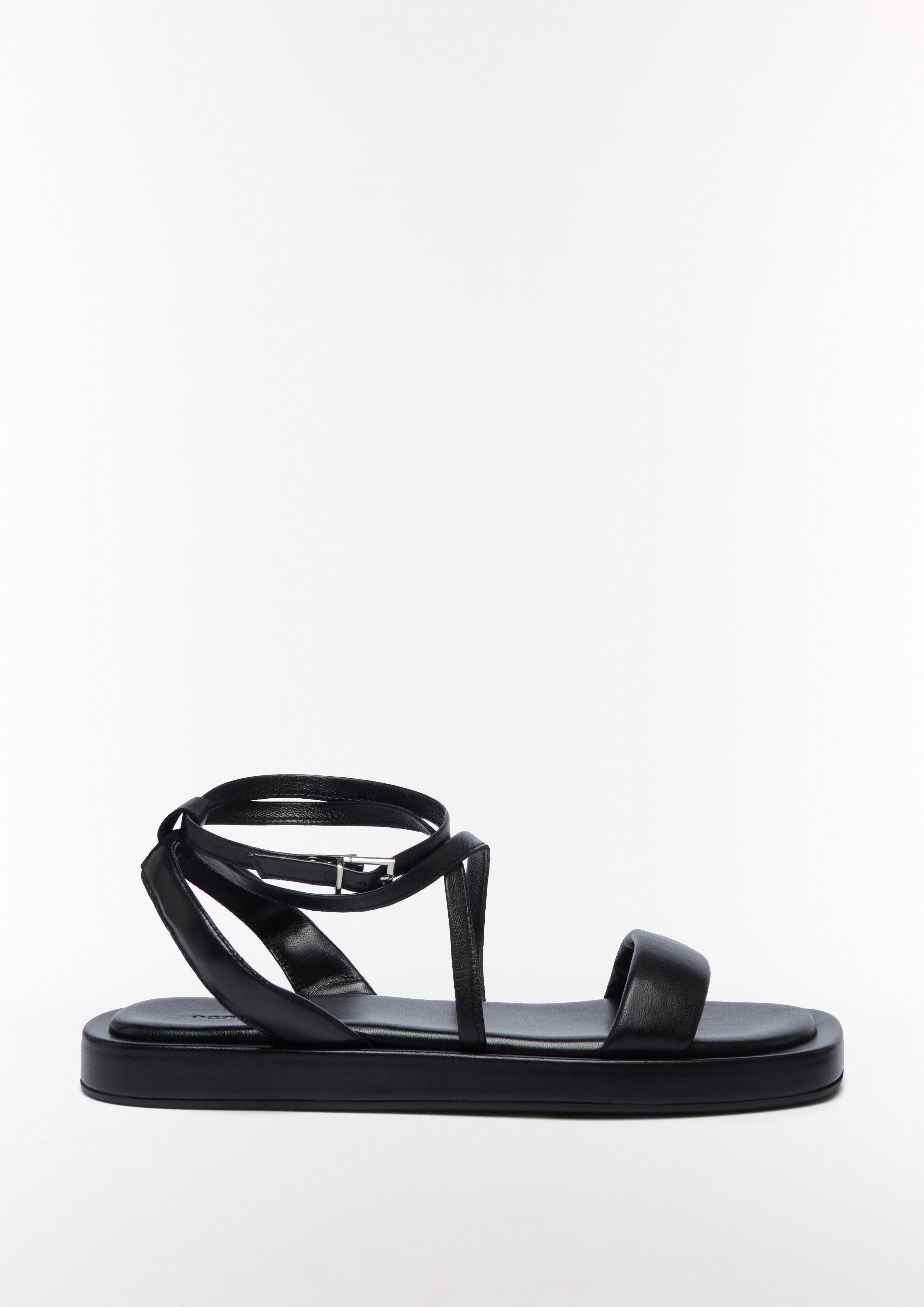 Comma Riemchensandalen aus Leder Sandale günstig online kaufen