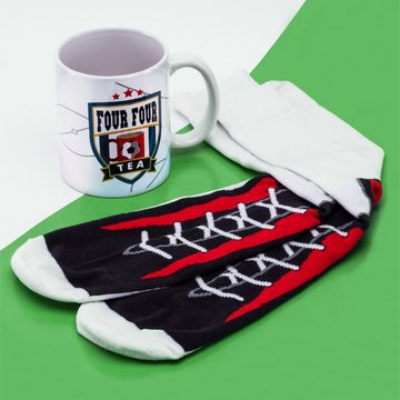 Paladone Tasse Fußball Kaffeebecher mit Socken