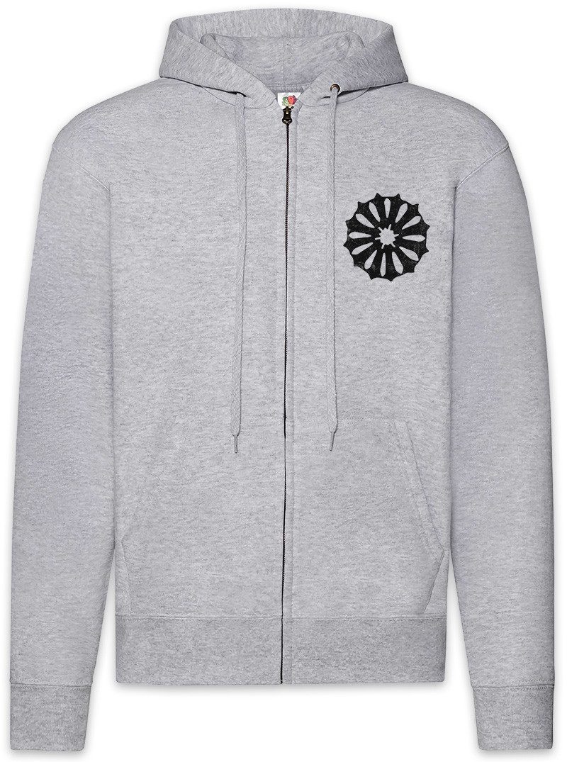 Sweatjacke Jumios Symbol Zipper Hoodie Insigna Sign Zeichen Estland Logo Estisch