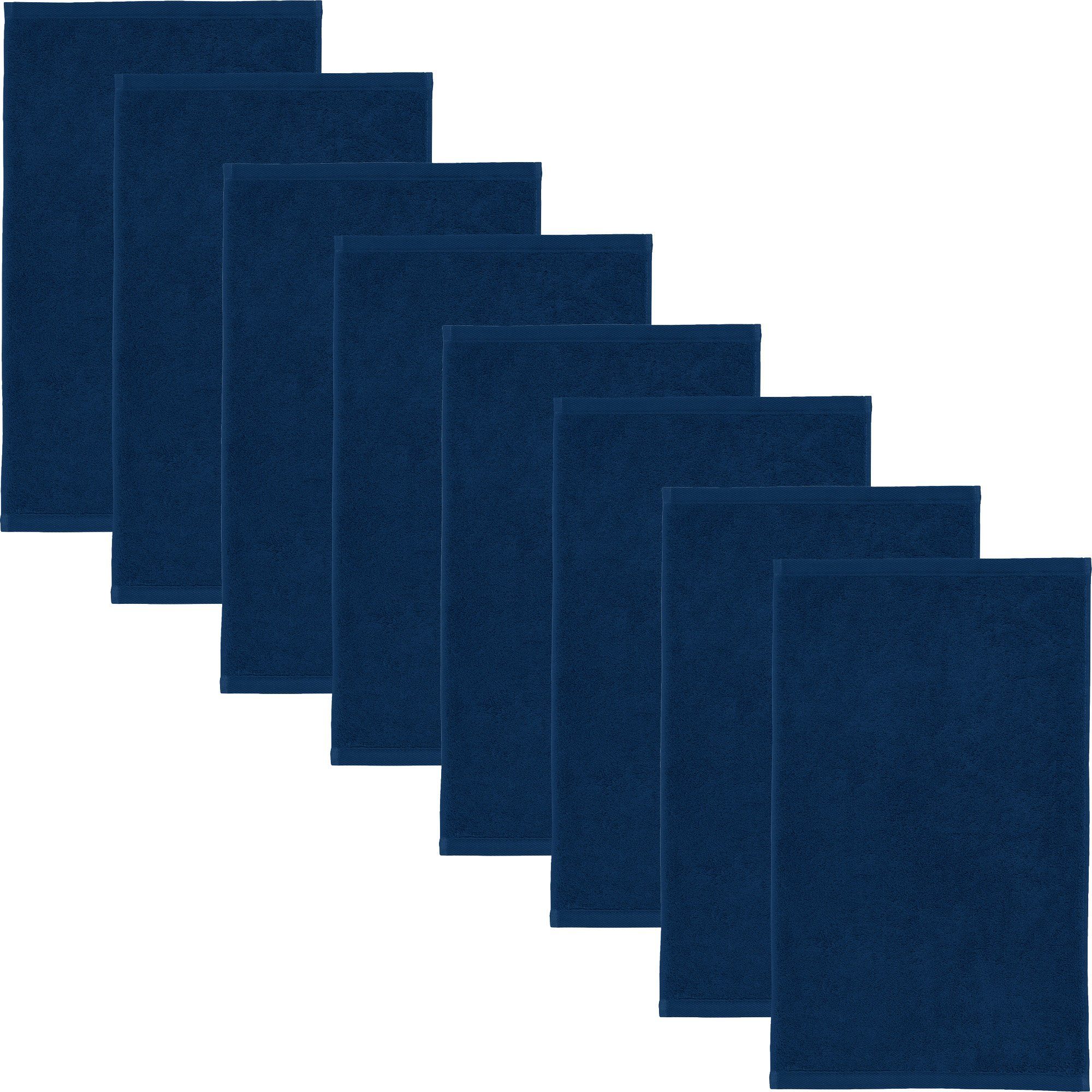 Gästehandtuch Gästetuch "Heidenheim" 8er-Pack