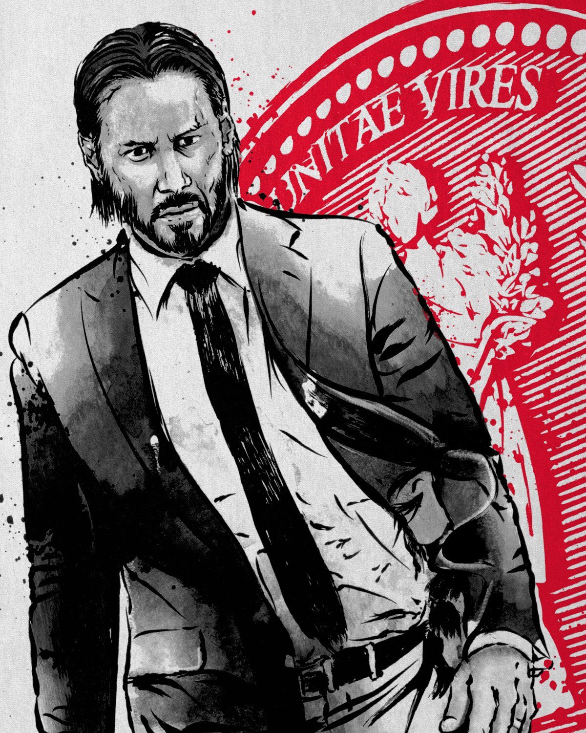 style3 T-Shirt Brave Hitman john wick keanu reeves 2 3 4 5 6 blu-ray dvd günstig online kaufen