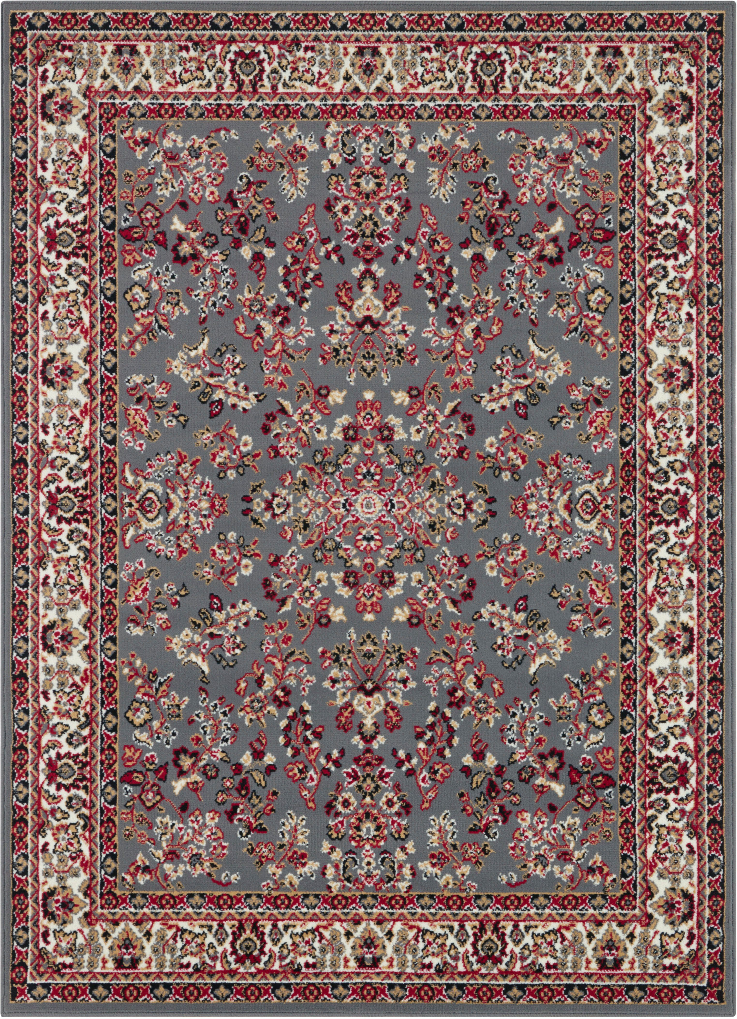 Teppich Halton, Home affaire, rechteckig, Höhe: 8 mm, Kurzflor, Orient-Optik, mit Bordüre, robust, pflegeleicht, gekettelt