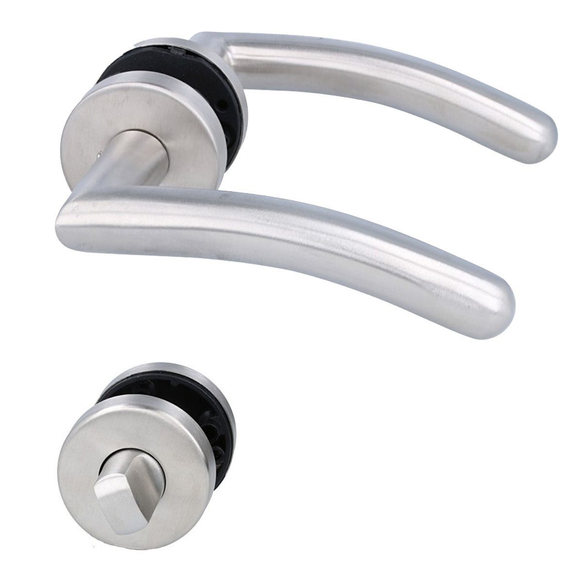 MS Beschläge Türbeschlag Rosettengarnitur Edelstahl Modell Swing Türdrücker