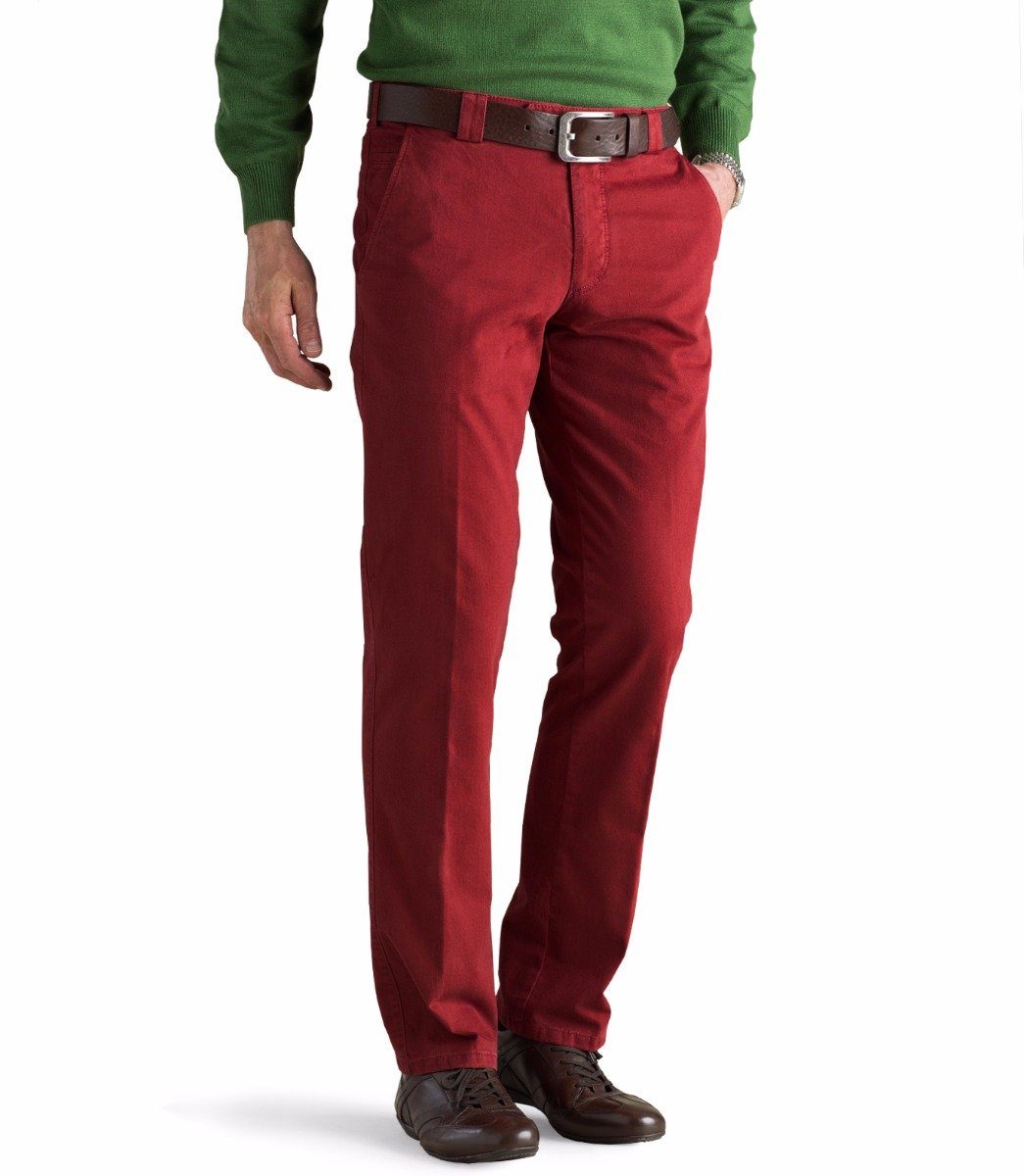 MEYER 5-Pocket-Jeans MEYER ROMA red 115-0-9316.55
